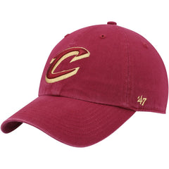 Wine Cleveland Cavaliers '47 Core Logo Clean Up Adjustable Hat sale | NBA