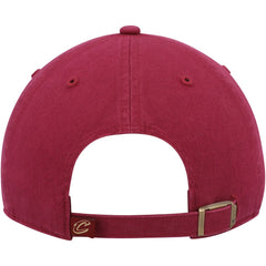 Wine Cleveland Cavaliers '47 Core Logo Clean Up Adjustable Hat sale | NBA