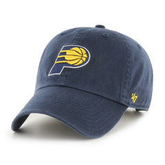 Navy Indiana Pacers '47 Core Logo Clean Up Adjustable Hat | NBA
