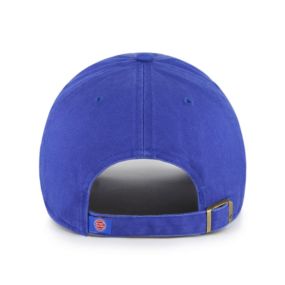 Royal Detroit Pistons '47 Core Logo Clean Up Adjustable Hat sale | NBA