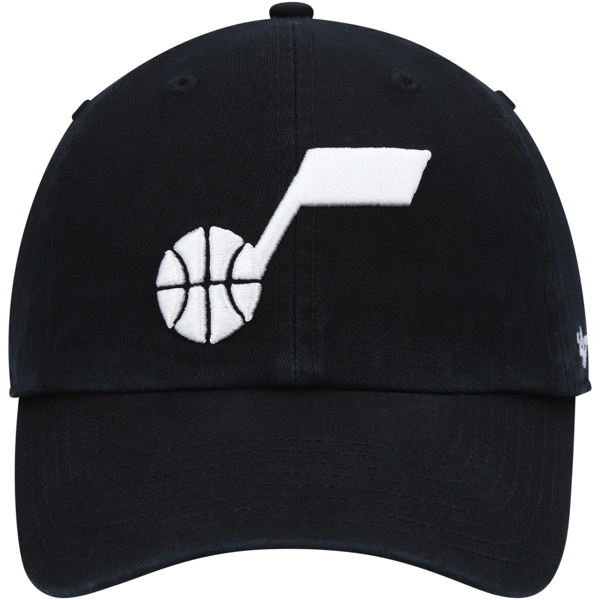 Black Utah Jazz '47 Core Logo Clean Up Adjustable Hat | NBA