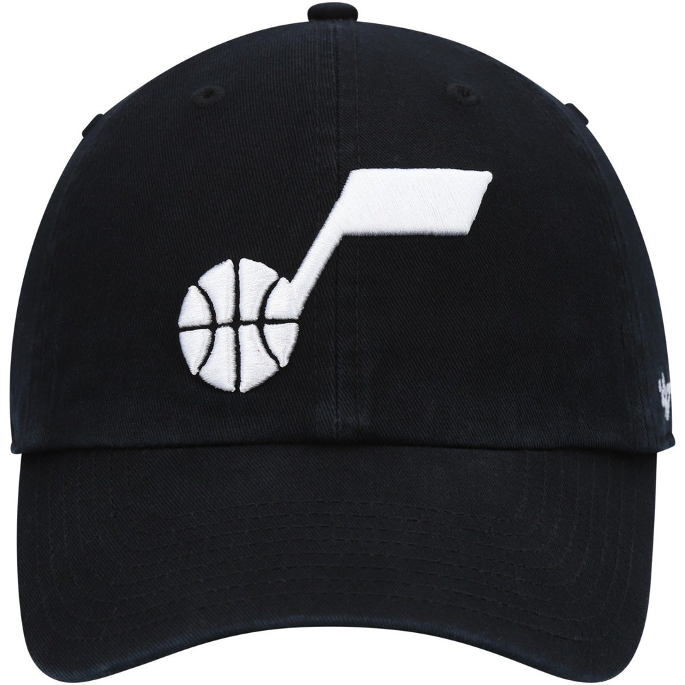 Black Utah Jazz '47 Core Logo Clean Up Adjustable Hat | NBA
