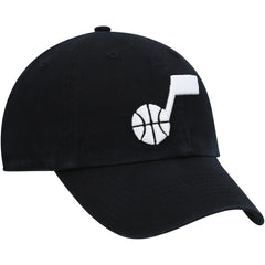 Black Utah Jazz '47 Core Logo Clean Up Adjustable Hat | NBA