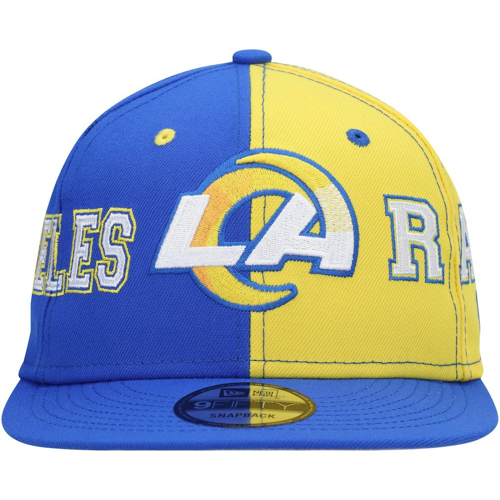 Los Angeles Rams Team Split 9FIFTY Snapback Hat | NFL Discount