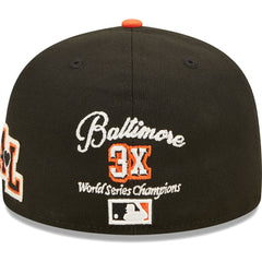 Baltimore Orioles New Era 1983 World Series Champions  Letterman 59FIFTY Fitted Hat - MLB Hats