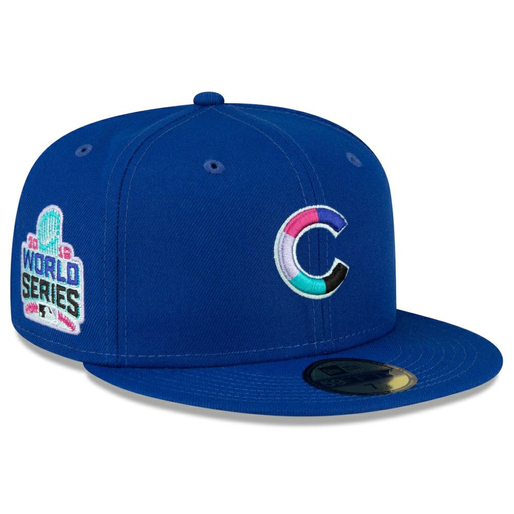 Chicago Cubs New Era 2016 World Series Polar Lights 59FIFTY Fitted Hat - MLB Hats