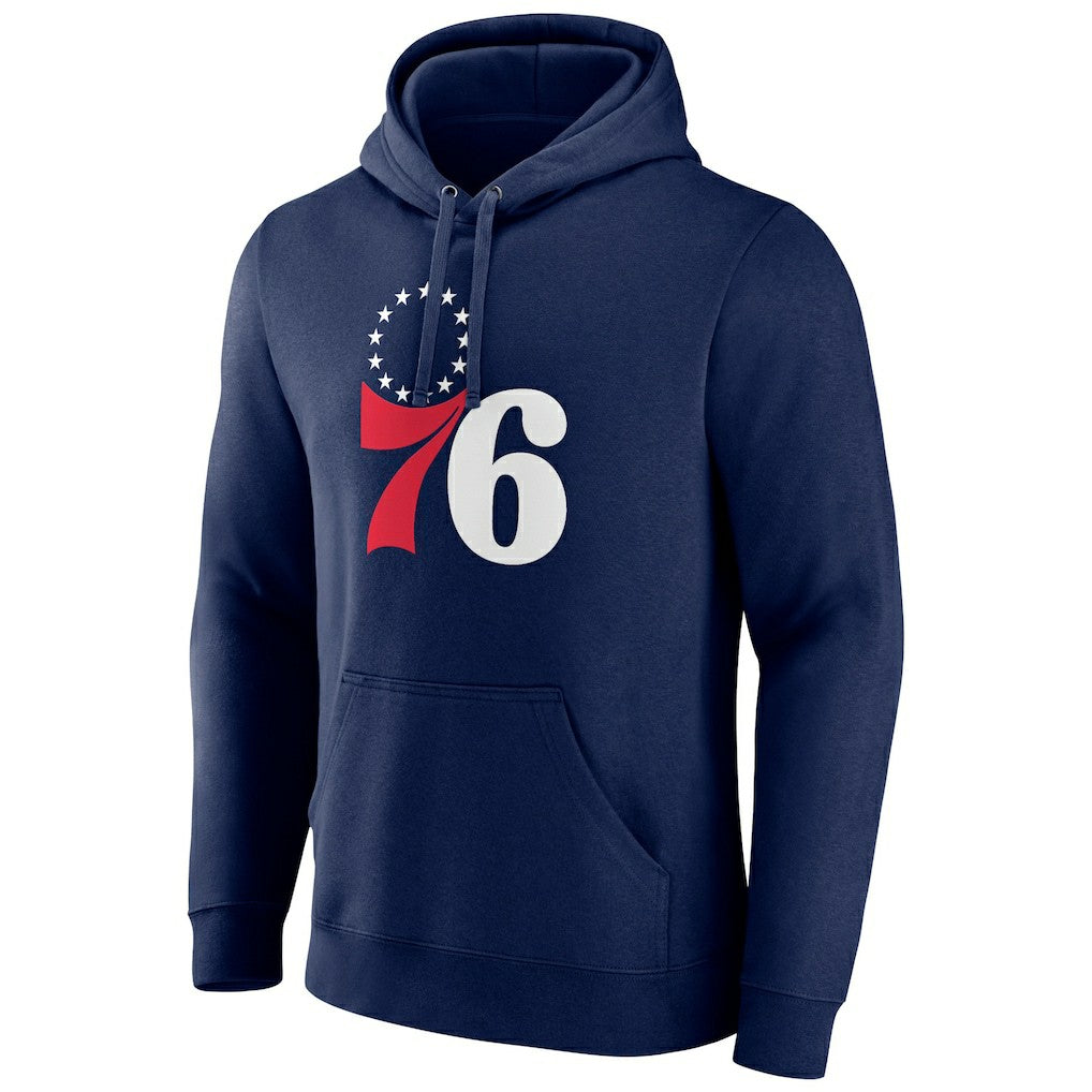 Navy Tyrese Maxey Philadelphia 76ers Playmaker Pullover Hoodie | NBA