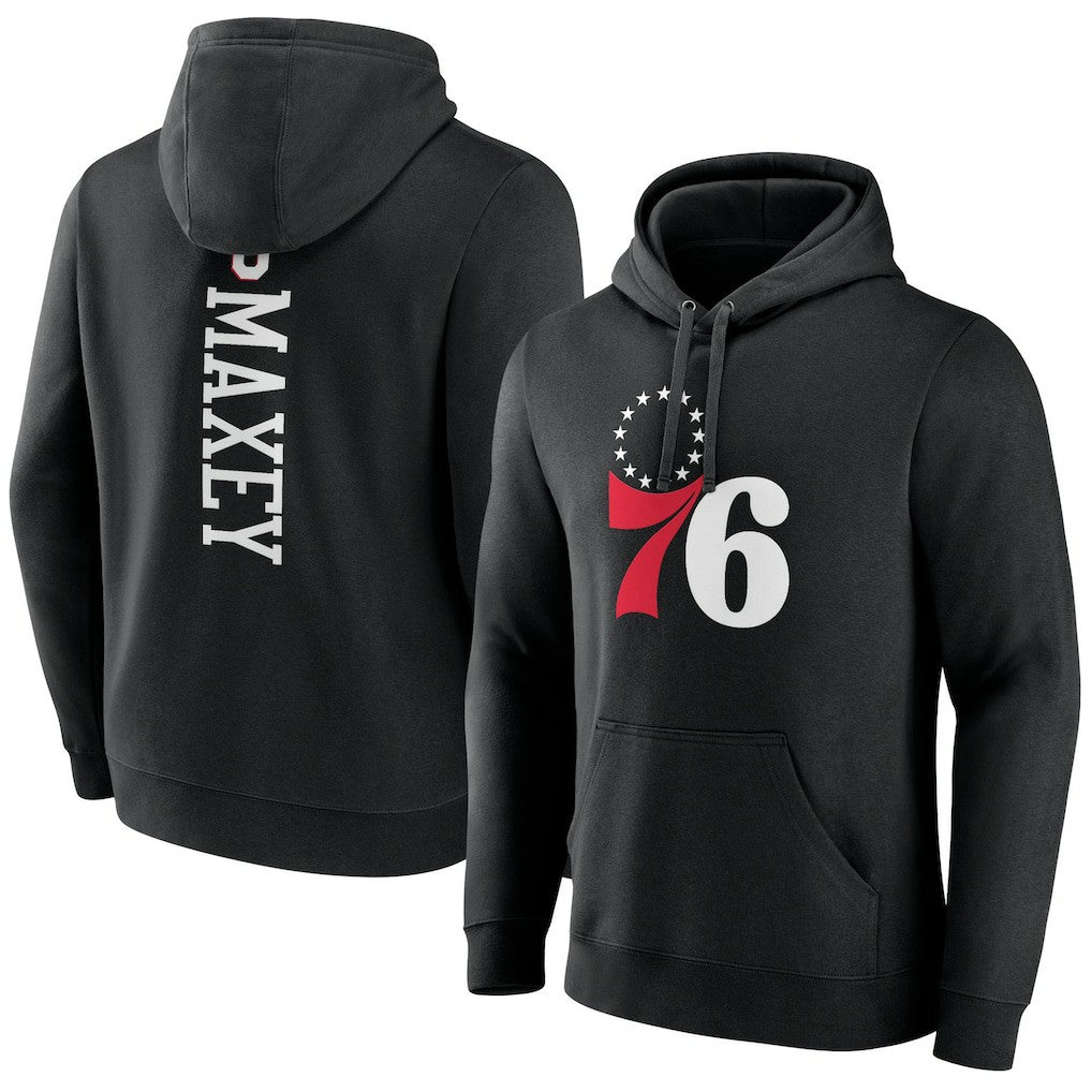 Black Tyrese Maxey Philadelphia 76ers Playmaker Pullover Hoodie | NBA