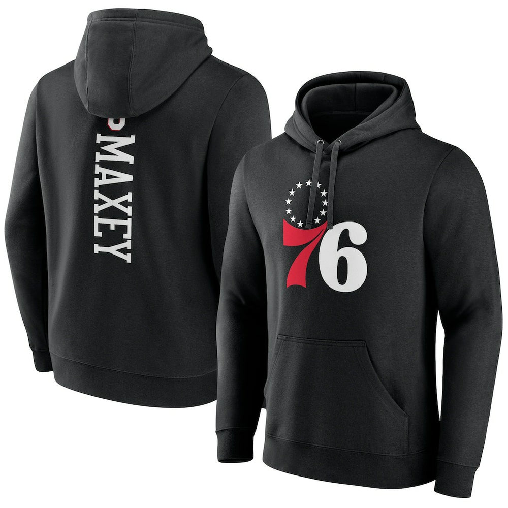 Black Tyrese Maxey Philadelphia 76ers Playmaker Pullover Hoodie | NBA