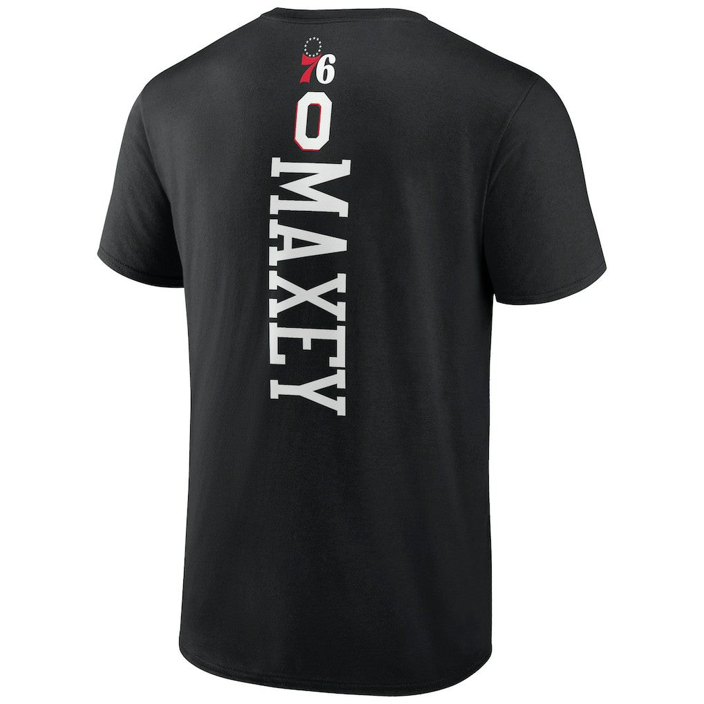 Black Tyrese Maxey Philadelphia 76ers Playmaker T-Shirt | NBA