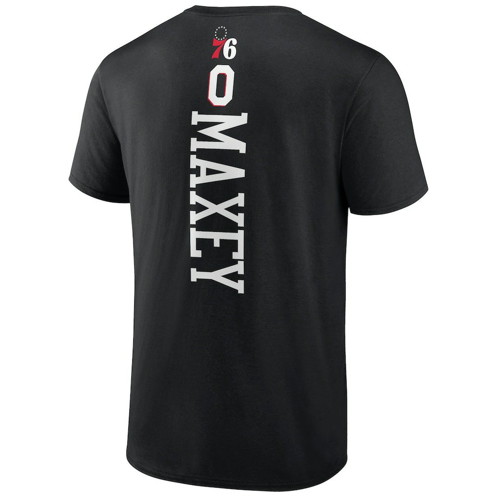 Black Tyrese Maxey Philadelphia 76ers Playmaker T-Shirt | NBA