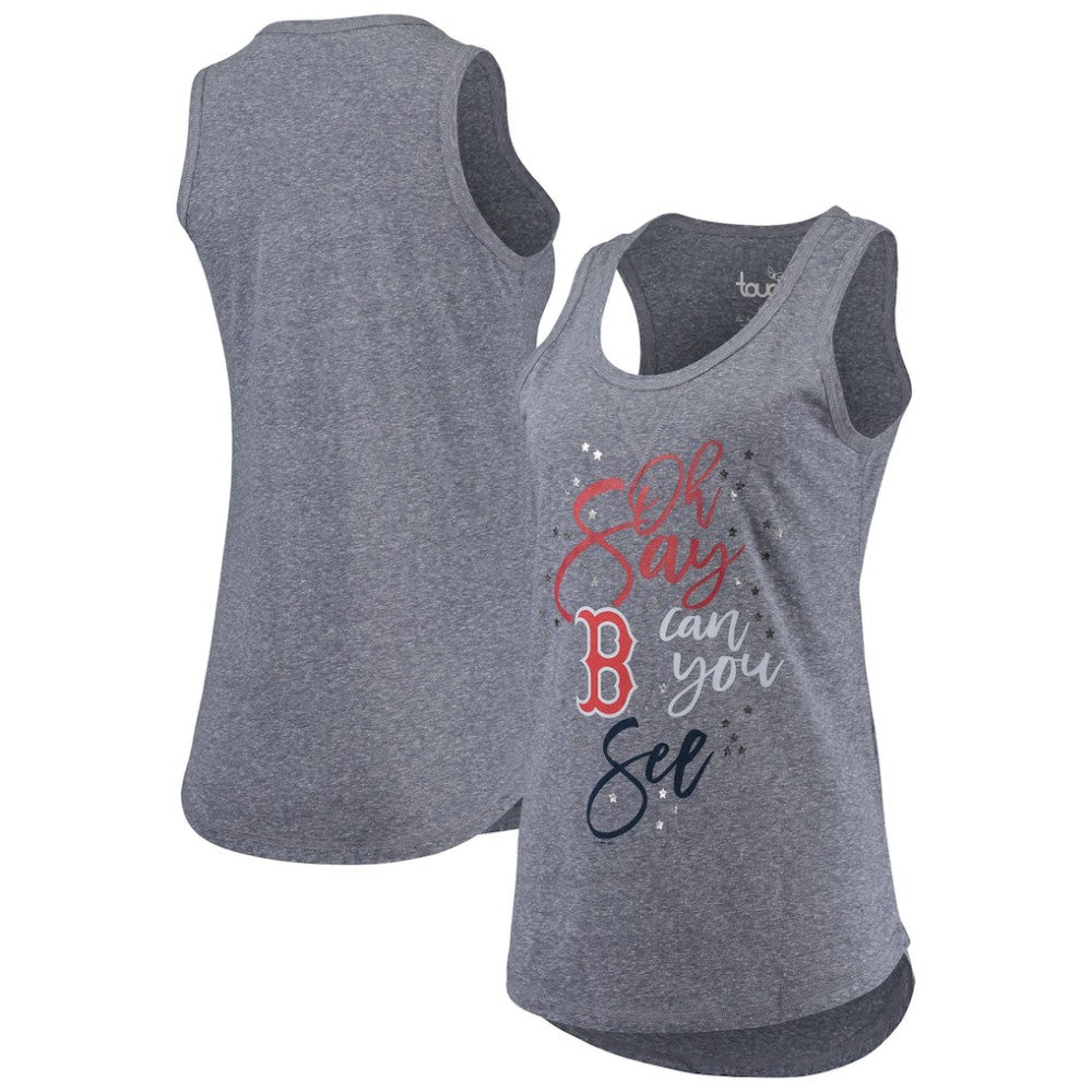 Boston Red Sox Touch Women's Americana Tri-Blend Racerback Tank Top - MLB Tanks