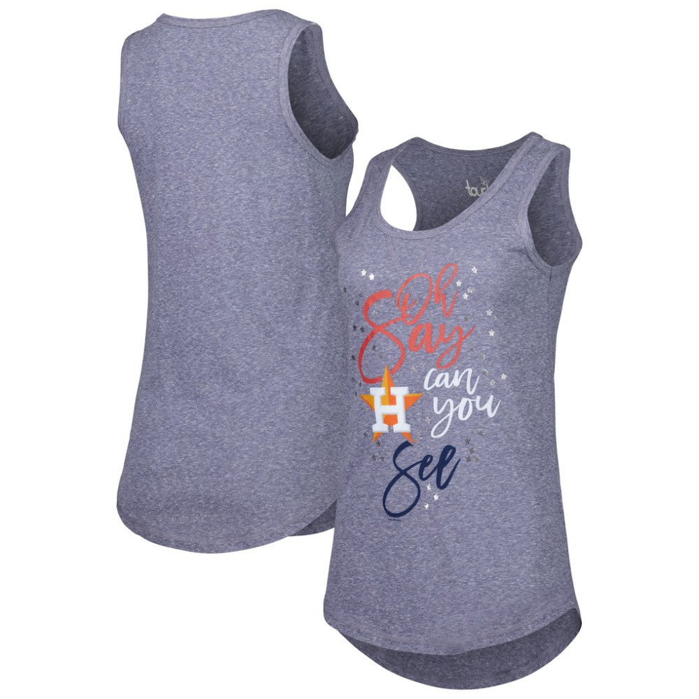 Houston Astros Touch Women's Americana Tri-Blend Racerback Tank Top - MLB Tanks