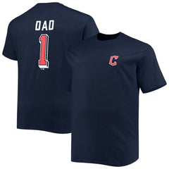 Cleveland Guardians Big & Tall Father's Day #1 Dad T-Shirt - MLB T-shirts