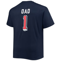 Cleveland Guardians Big & Tall Father's Day #1 Dad T-Shirt - MLB T-shirts