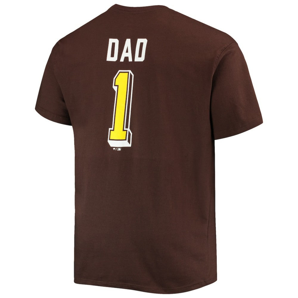 San Diego Padres Big & Tall Father's Day #1 Dad T-Shirt - MLB T-shirts