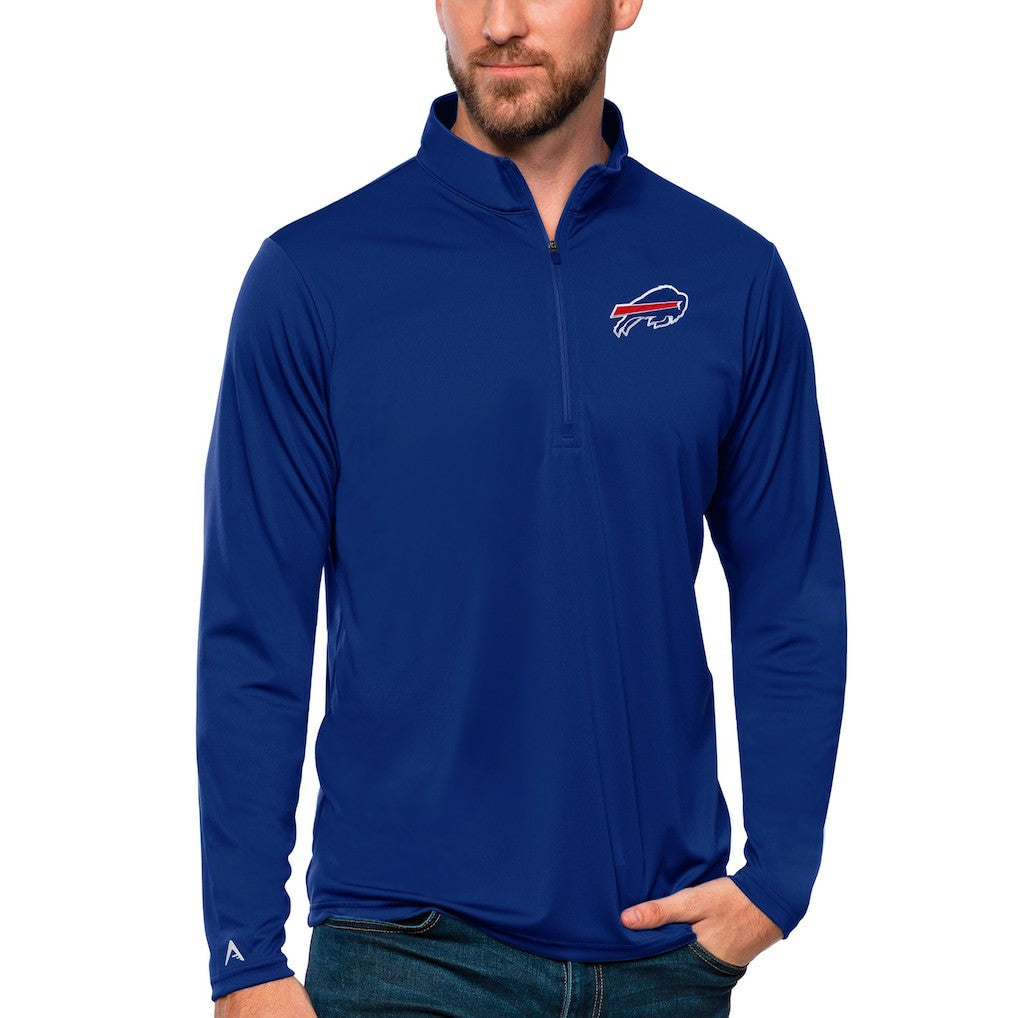 Buffalo Bills Antigua Tribute Quarter-Zip Lightweight Pullover Top | NFL Hot