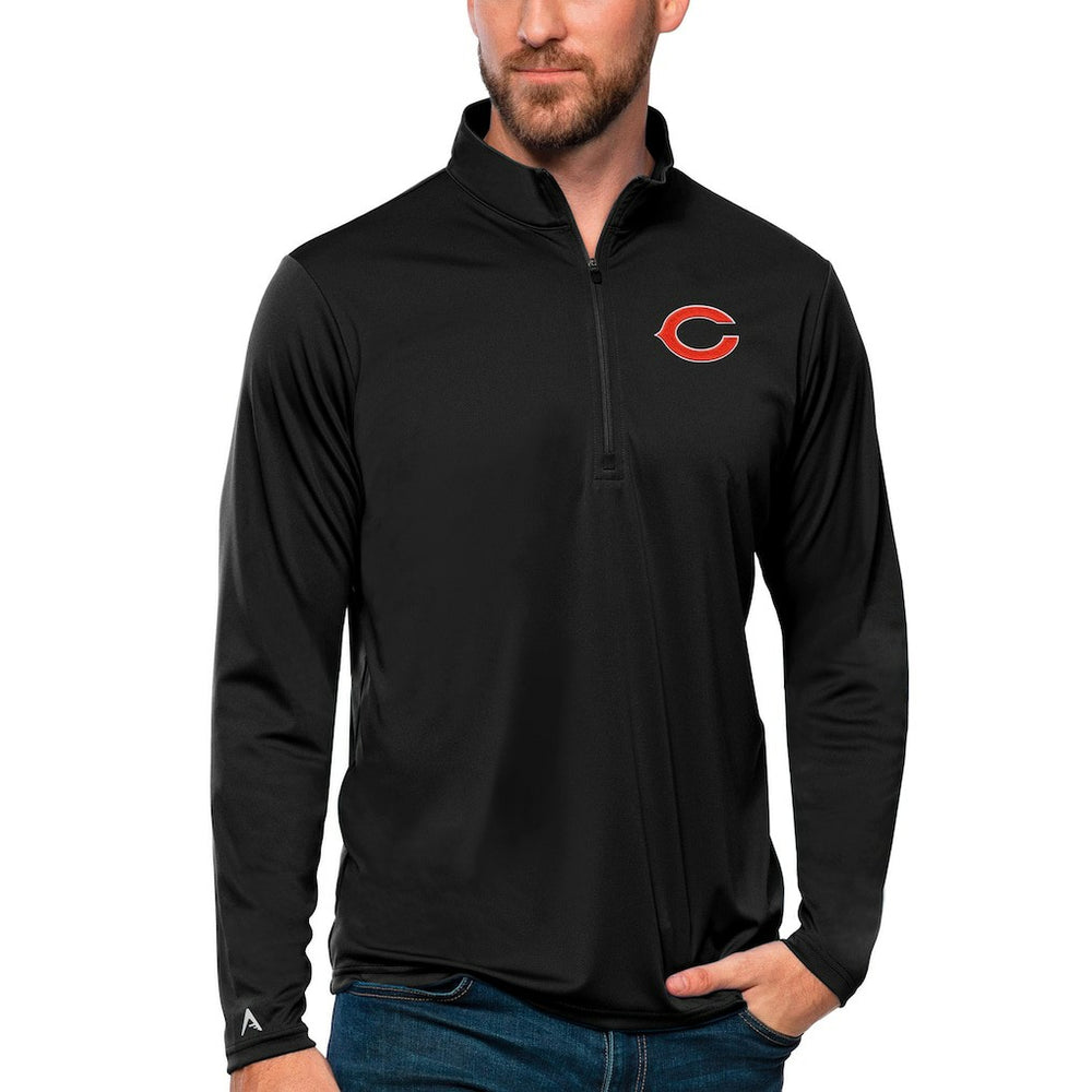 Chicago Bears Antigua Tribute Quarter-Zip Lightweight Pullover Top | NFL Hot
