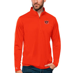 Cincinnati Bengals Antigua Tribute Quarter-Zip Lightweight Pullover Top | NFL Discount