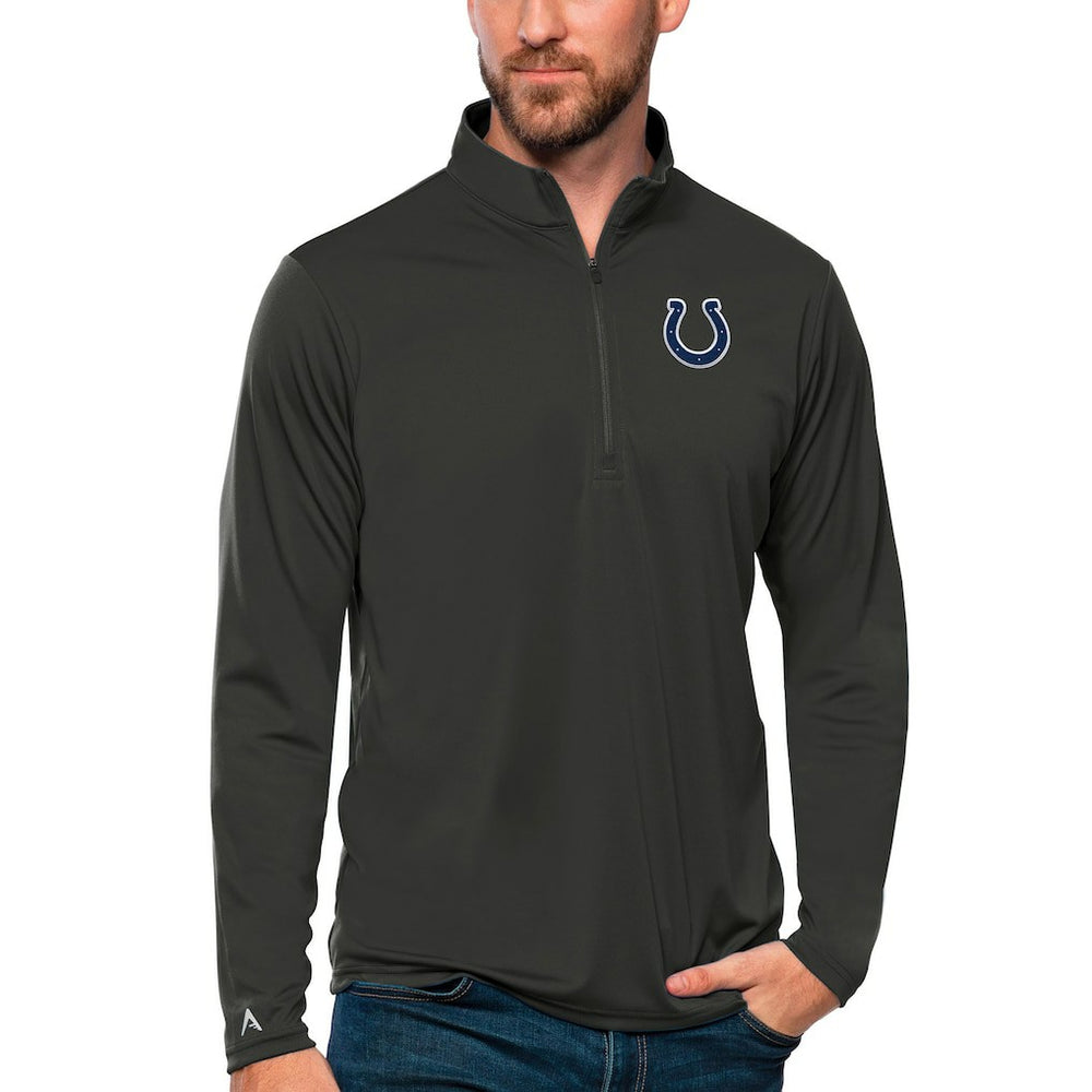 Indianapolis Colts Antigua Tribute Quarter-Zip Lightweight Pullover Top | NFL US