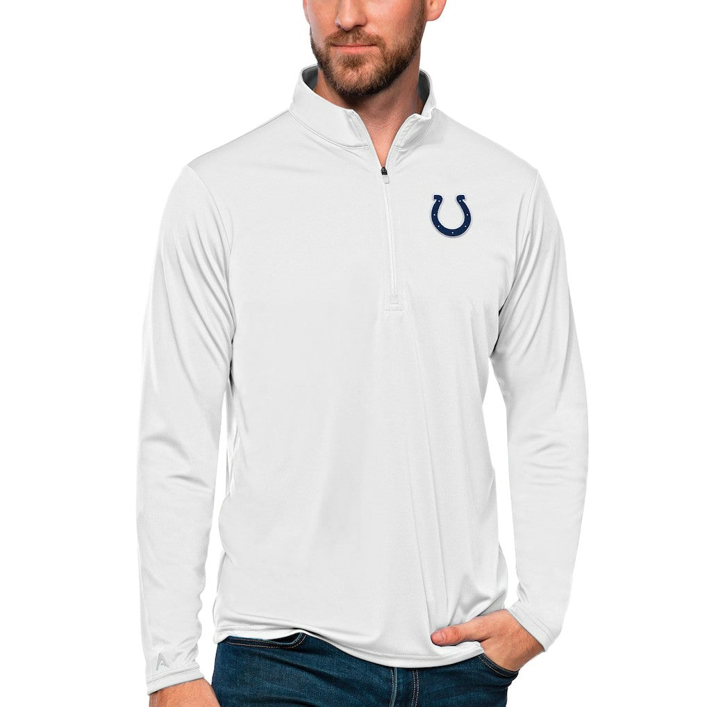 Indianapolis Colts Antigua Tribute Quarter-Zip Lightweight Pullover Top | NFL Sale
