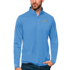 Los Angeles Chargers Antigua Tribute Quarter-Zip Lightweight Pullover Top | NFL Outlet