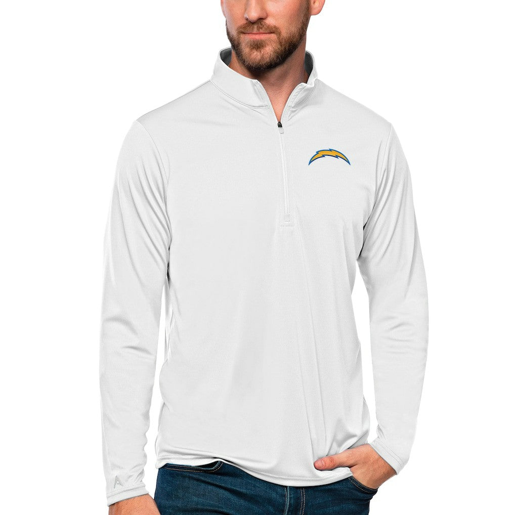 Los Angeles Chargers Antigua Tribute Quarter-Zip Lightweight Pullover Top | NFL Online