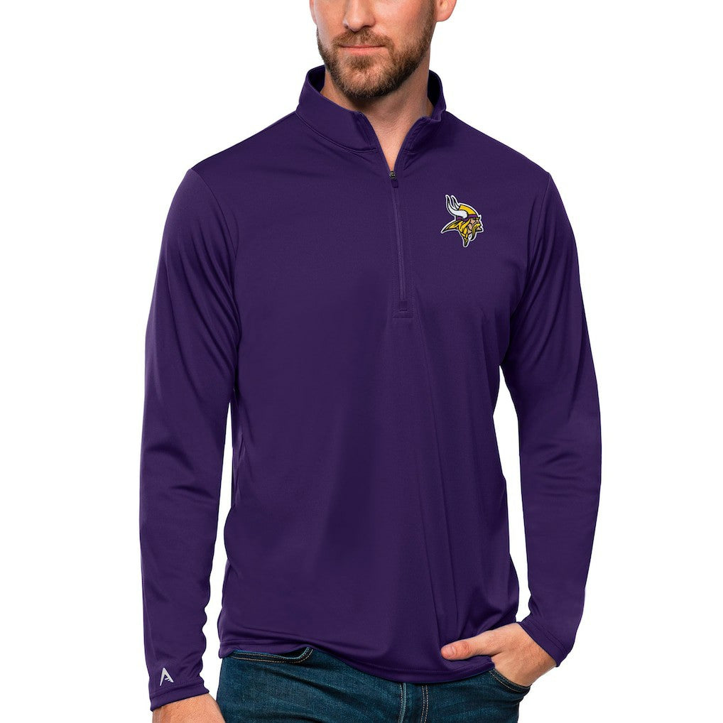 Minnesota Vikings Antigua Tribute Quarter-Zip Lightweight Pullover Top | NFL Near me