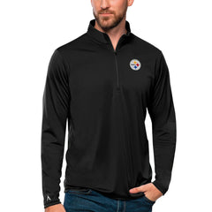 Pittsburgh Steelers Antigua Tribute Quarter-Zip Lightweight Pullover Top | NFL US