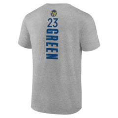 Heathered Gray Draymond Green Golden State Warriors Playmaker Name & Number T-Shirt sale | NBA