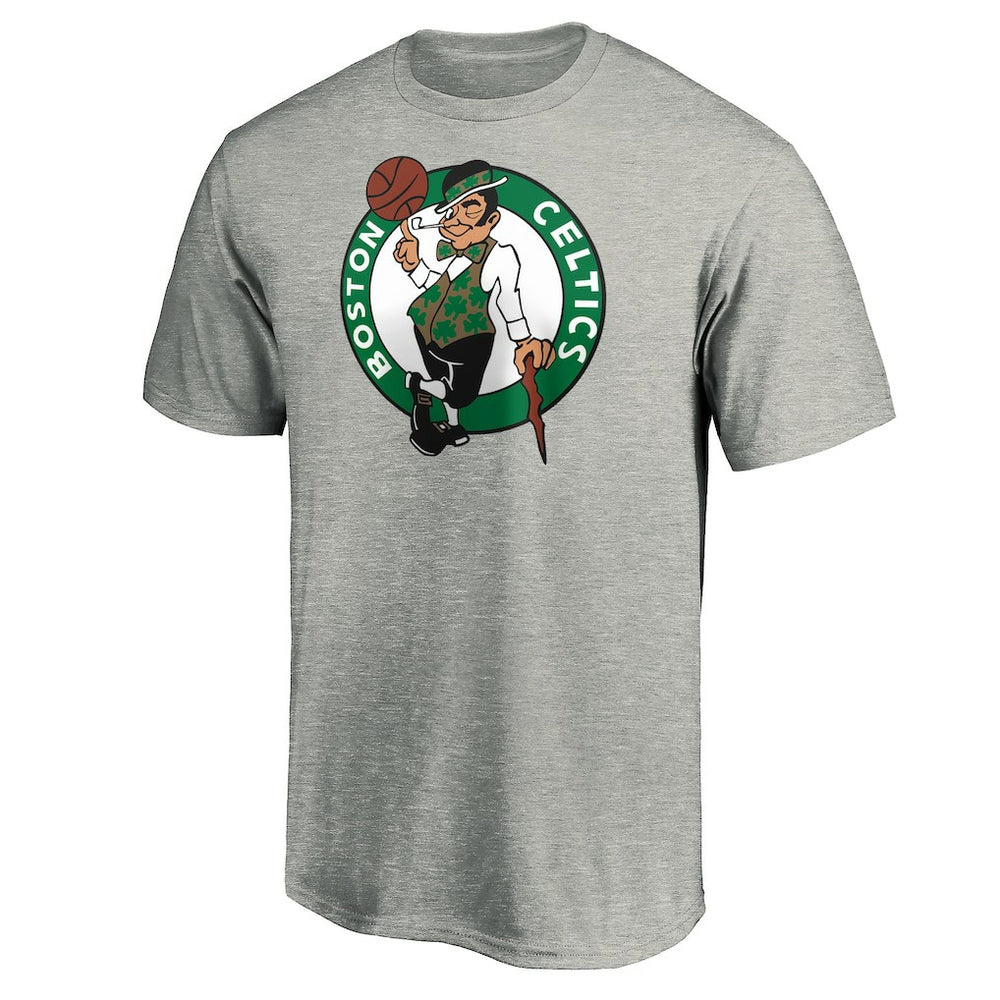 Heathered Gray Jaylen Brown Boston Celtics Playmaker Name & Number T-Shirt | NBA