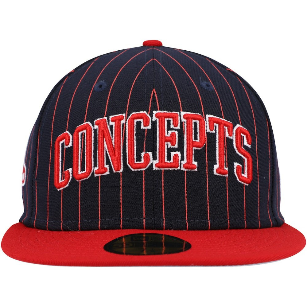 Boston Red Sox New Era Concepts Pinstripe 59FIFTY Fitted Hat - MLB Hats
