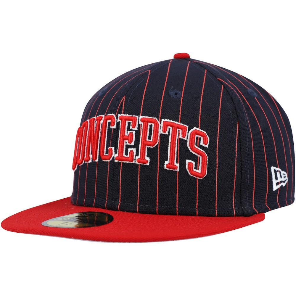 Boston Red Sox New Era Concepts Pinstripe 59FIFTY Fitted Hat - MLB Hats