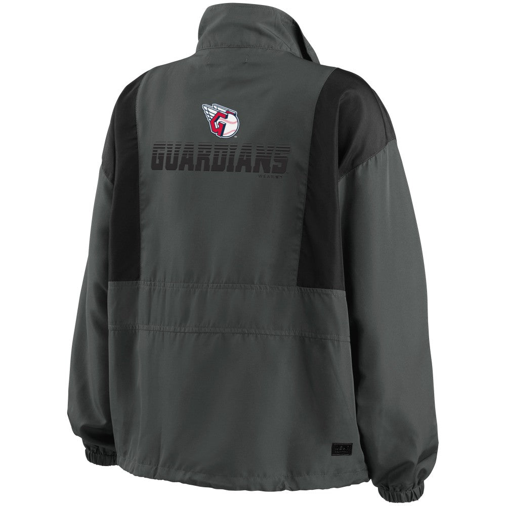 Cleveland Guardians WEAR by Erin Andrews Women's Packable Half-Zip Jacket - MLB Jackets