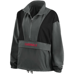 St. Louis Cardinals WEAR by Erin Andrews Women's Packable Half-Zip Jacket - MLB Jackets