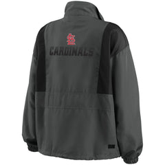 St. Louis Cardinals WEAR by Erin Andrews Women's Packable Half-Zip Jacket - MLB Jackets