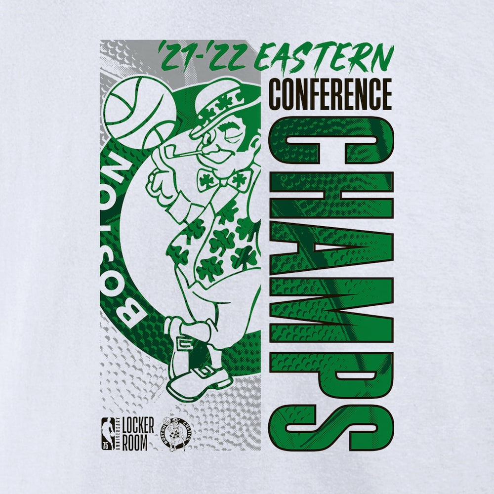 White Boston Celtics 2022 Eastern Conference Champions Locker Room T-Shirt | NBA