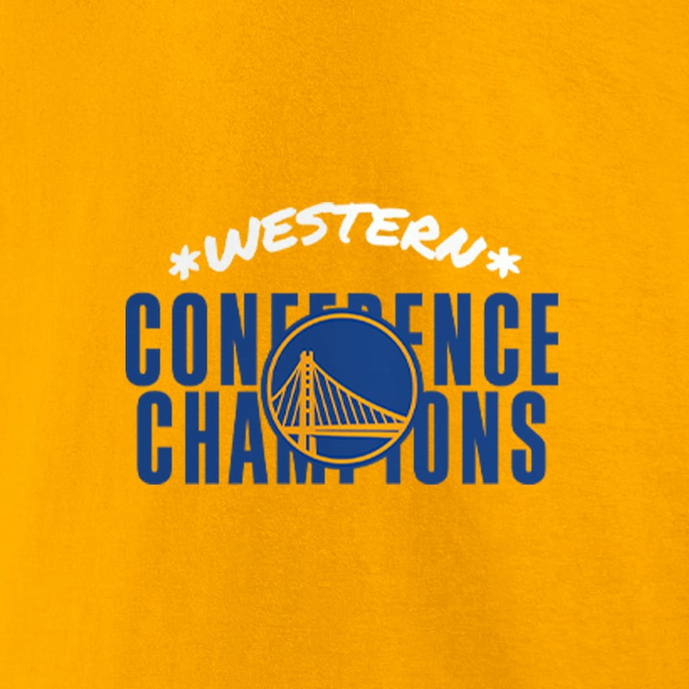Gold Golden State Warriors Women's 2022 Western Conference Champions Balanced Attack Roster V-Neck T-Shirt sale | NBA