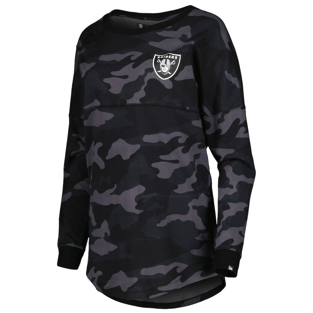 Las Vegas Raiders Women's Camo Long Sleeve T-Shirt | NFL Sale