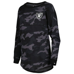 Las Vegas Raiders Women's Camo Long Sleeve T-Shirt | NFL Sale