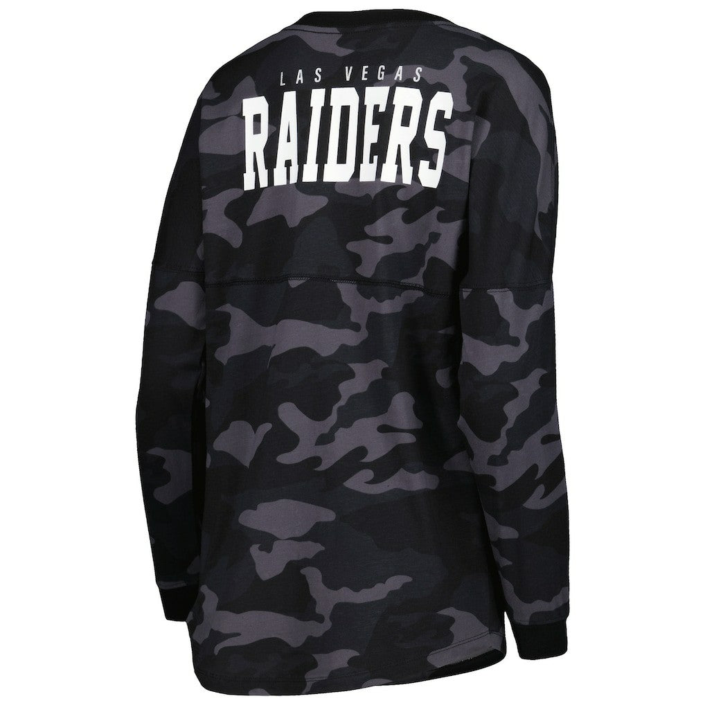 Las Vegas Raiders Women's Camo Long Sleeve T-Shirt | NFL Sale