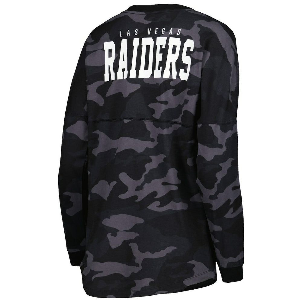 Las Vegas Raiders Women's Camo Long Sleeve T-Shirt | NFL Sale