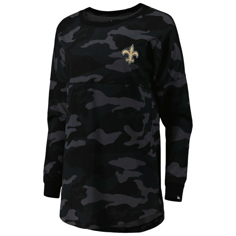 New Orleans Saints Women's Camo Long Sleeve T-Shirt | NFL Sale