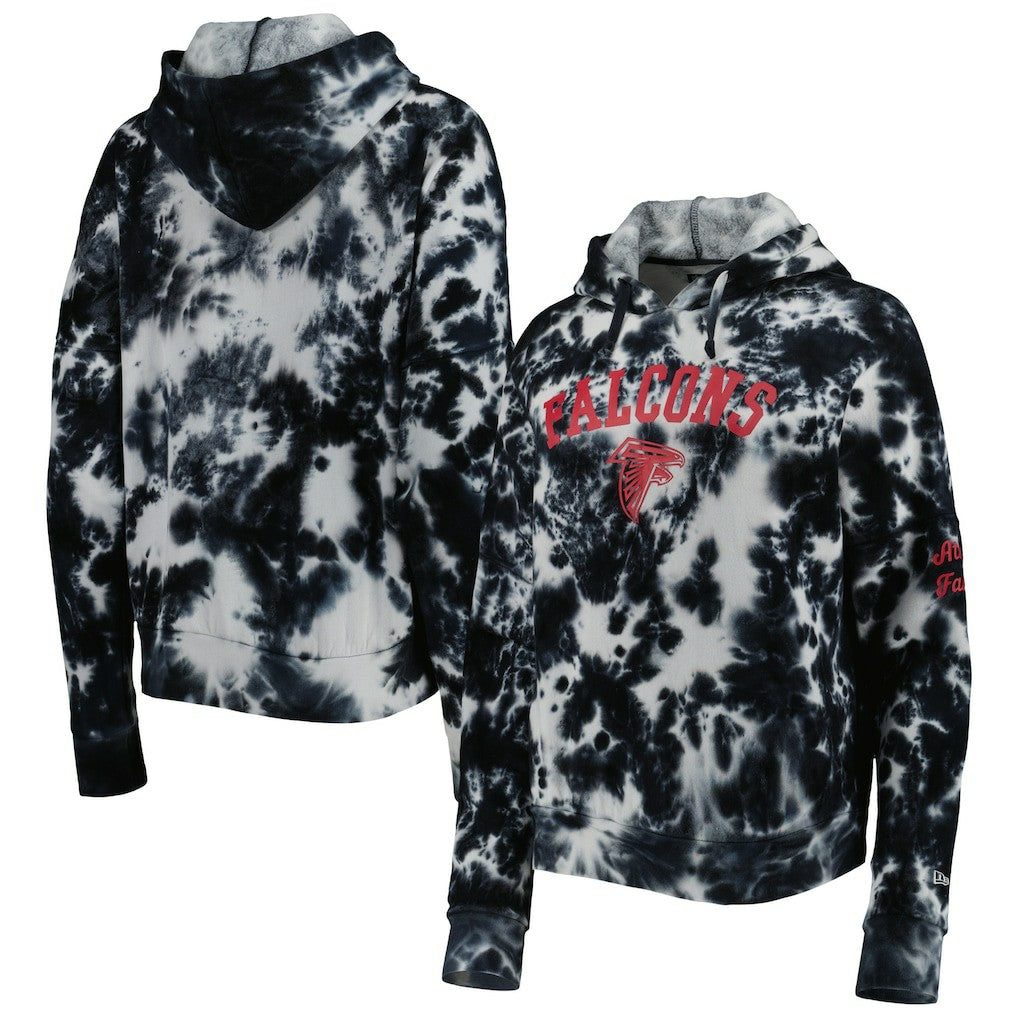 Atlanta Falcons Women's Cloud Dye Fleece Pullover Hoodie | NFL New