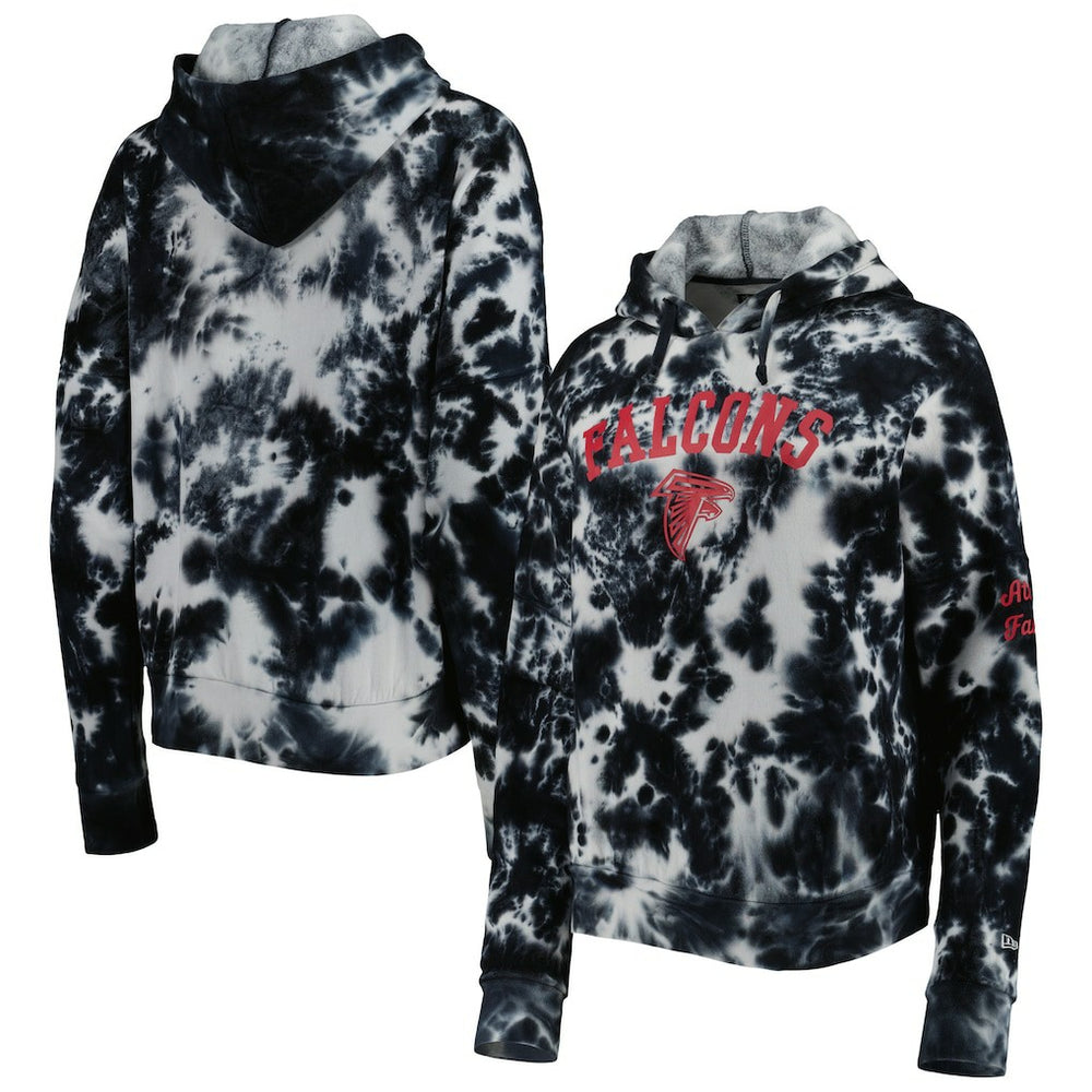 Atlanta Falcons Women's Cloud Dye Fleece Pullover Hoodie | NFL New