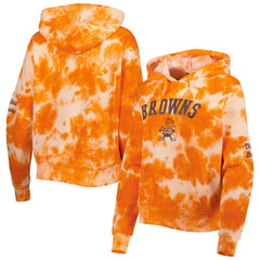 Cleveland Browns Women's Cloud Dye Fleece Pullover Hoodie | NFL On sale