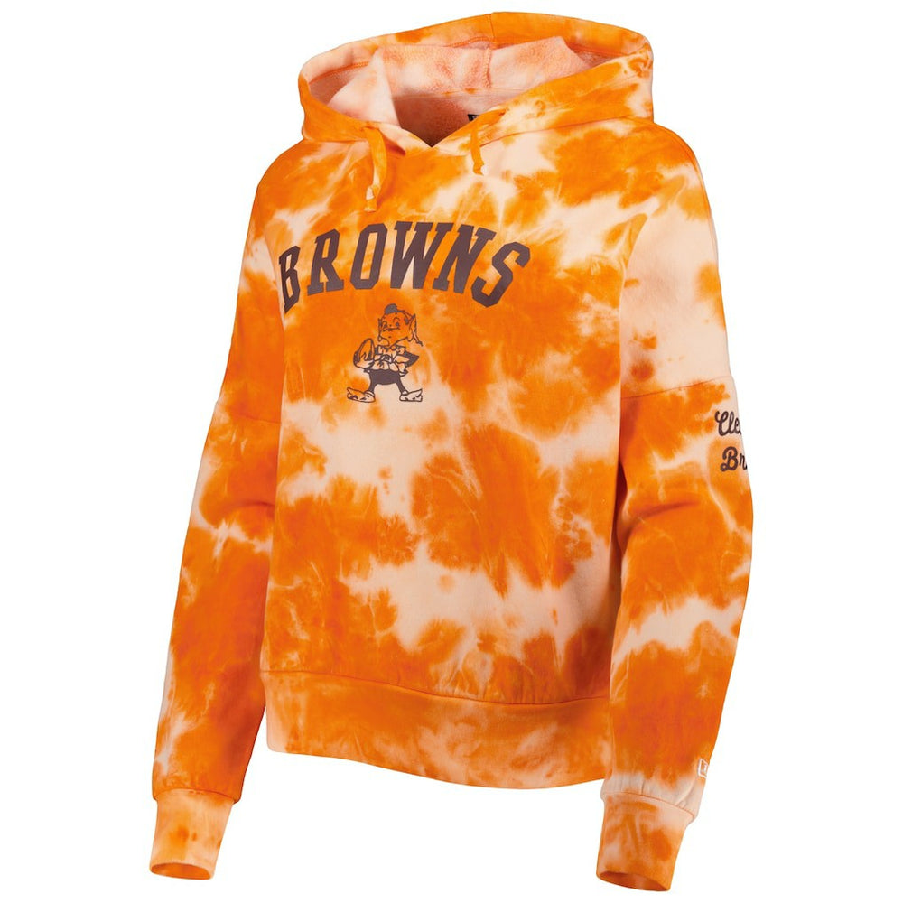 Cleveland Browns Women's Cloud Dye Fleece Pullover Hoodie | NFL On sale