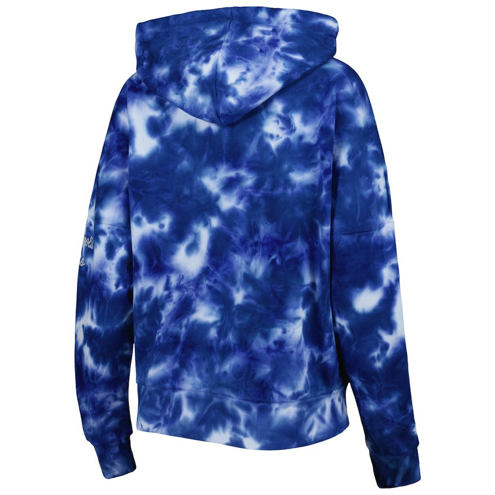 Indianapolis Colts Women's Cloud Dye Fleece Pullover Hoodie | NFL Outlet