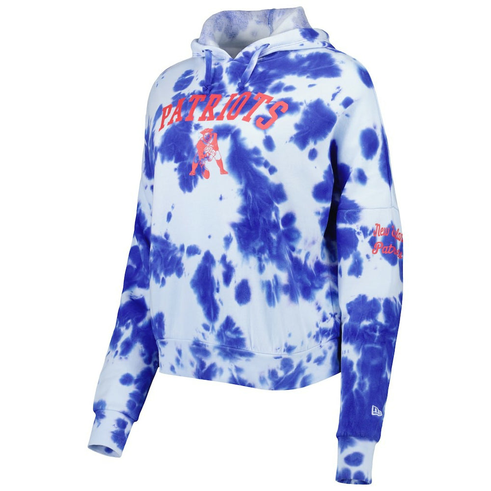 New England Patriots Women's Cloud Dye Fleece Pullover Hoodie | NFL Sale