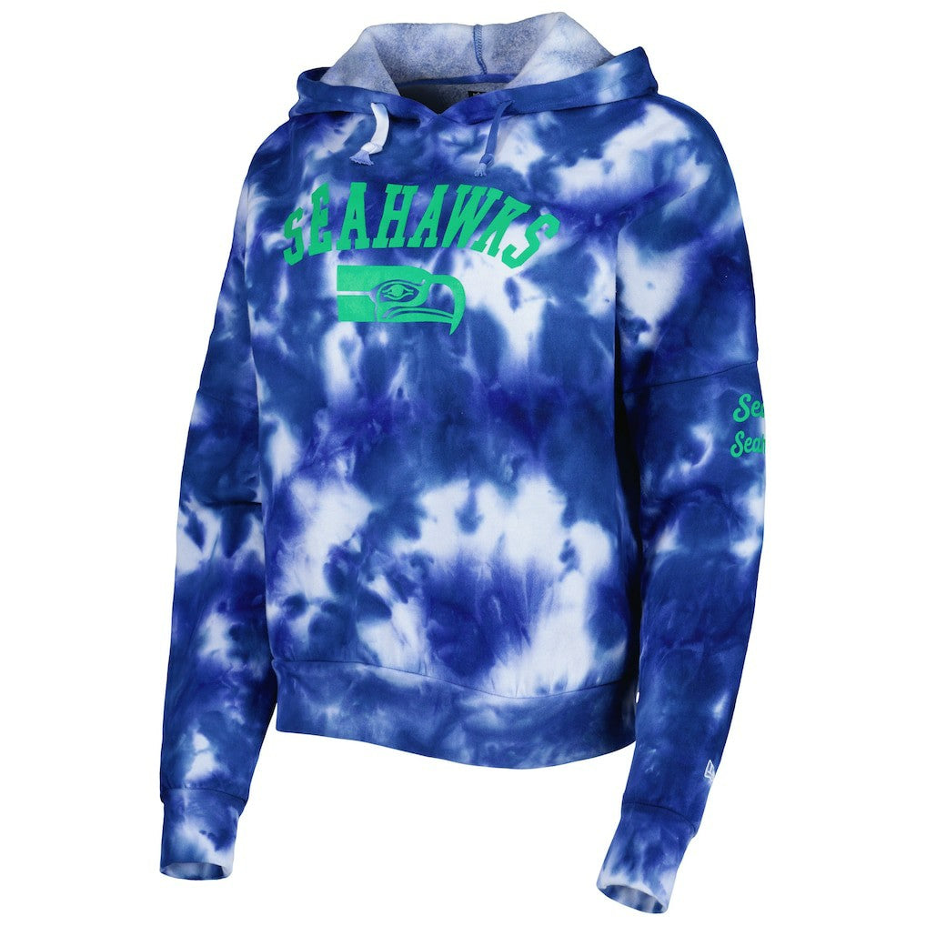 Seattle Seahawks Women's Cloud Dye Fleece Pullover Hoodie | NFL US